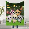 Cartoon Y-YooHooS And F-Friends Blanket Soft Warm Furry Throw Super Kids Toys Bed Sofa Car Cradle