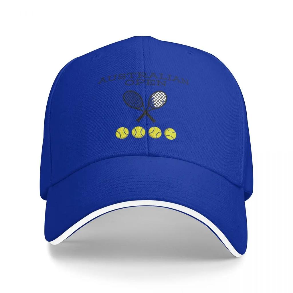 tennis australian ao tshirt Baseball Cap Uv Protection Solar Hat Beach Bag Gentleman  Wild Ball  Male Womens