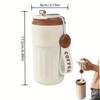 1pc Smart Thermos Bottle Water Digital LED Temperature Coffee Cup Stainless Steel Vacuum Cup Office Cup Business Portable Mug