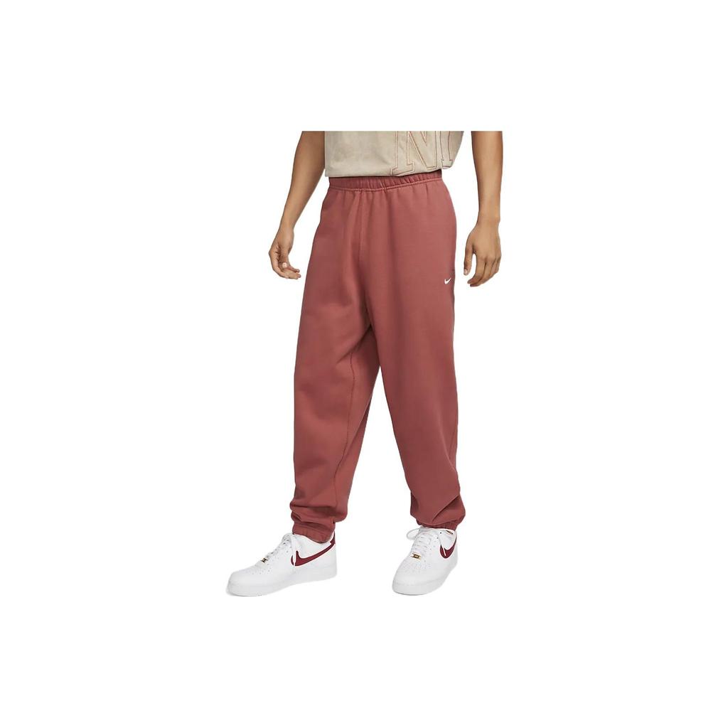 Nike Embroidered Logo Joggers Men Bottoms Rust-Red CW5460-691