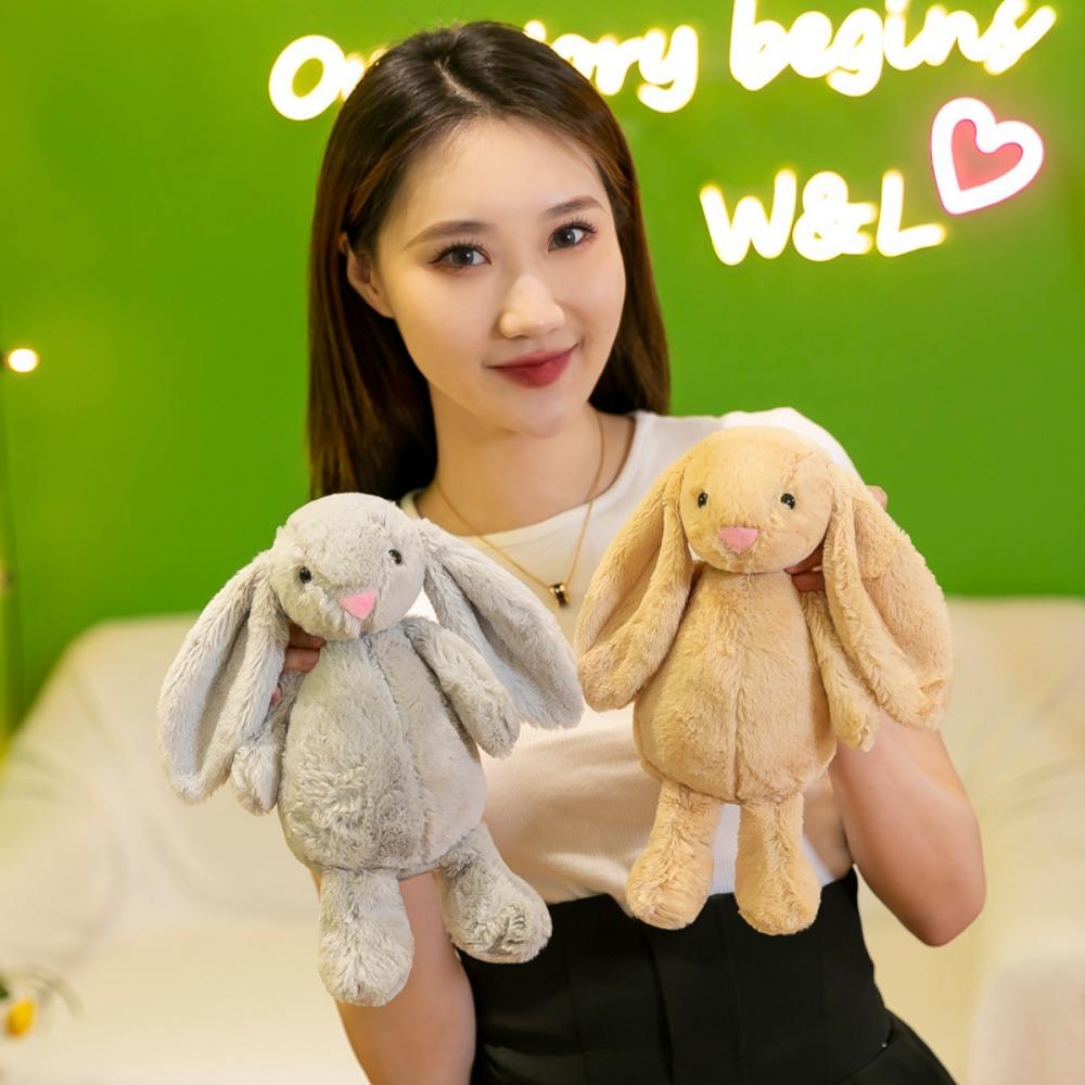 30cm Cute Plush Toy Stuffed Toy Rabbit Doll Babies Sleeping Companion Cute Plush Long Ear Rabbit Doll Children's Gift