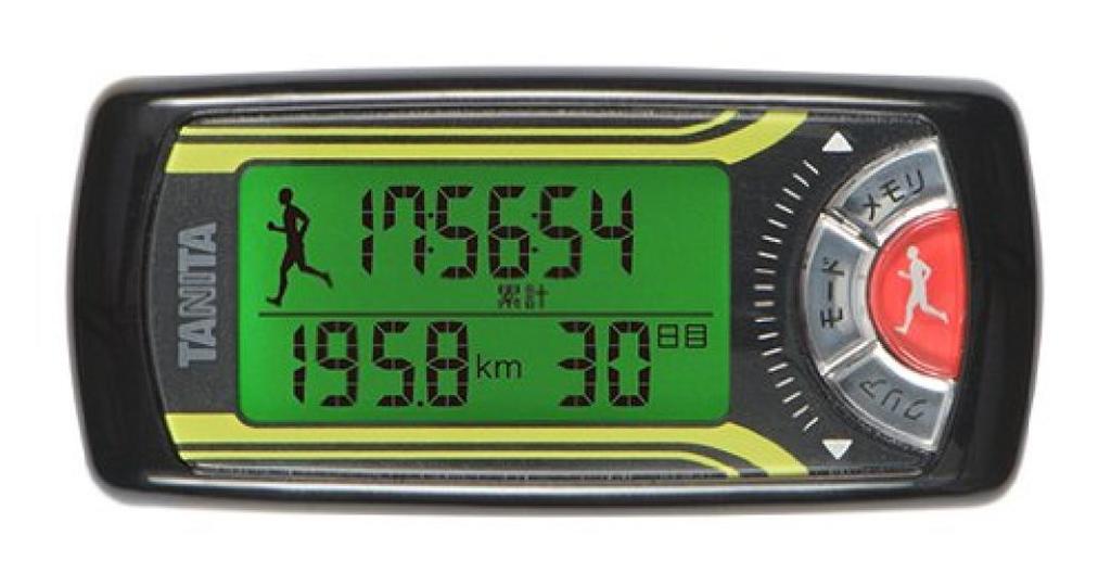 TANITA Activity Meter Calorhythm EZ Series Black EZ-063-BK