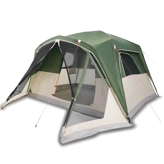 Tente familiale - vidaXL - 94548 - 6 personnes - Imperméable - Vert