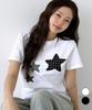 NTBC Dot On Star Graphic Short Sleeve T-Shirt_2 Colors