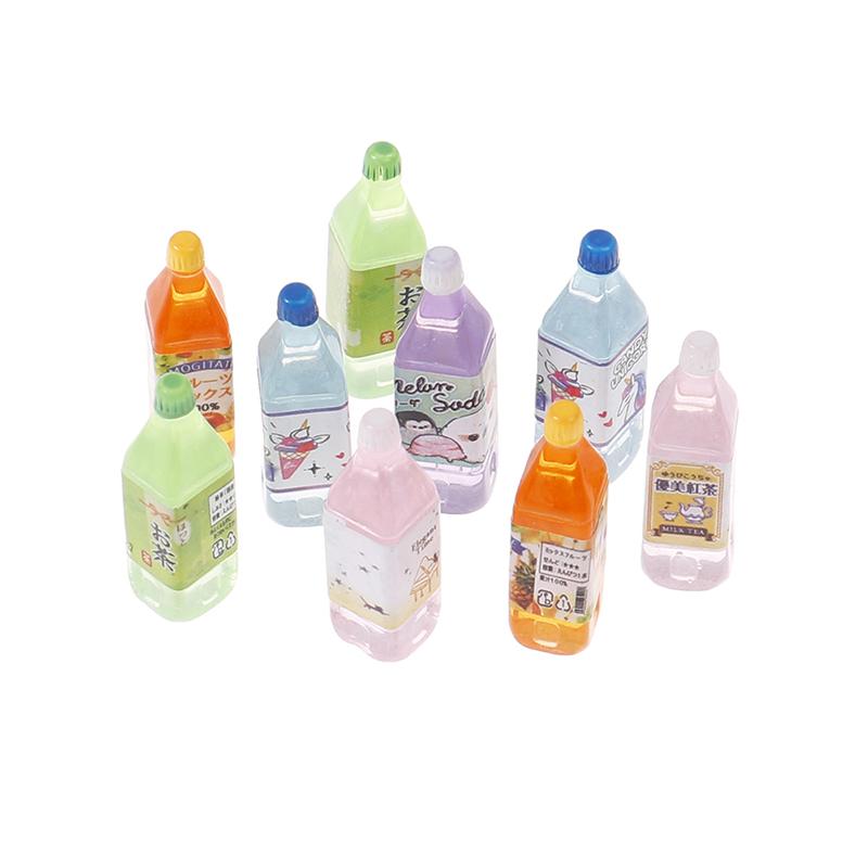 5Pcs Dollhouse Miniature Food Play Japanese Juice Tea Drink Model Props Life Set