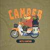 CREAM SODA LAB Moto Camp Short Sleeve T-Shirt Olive