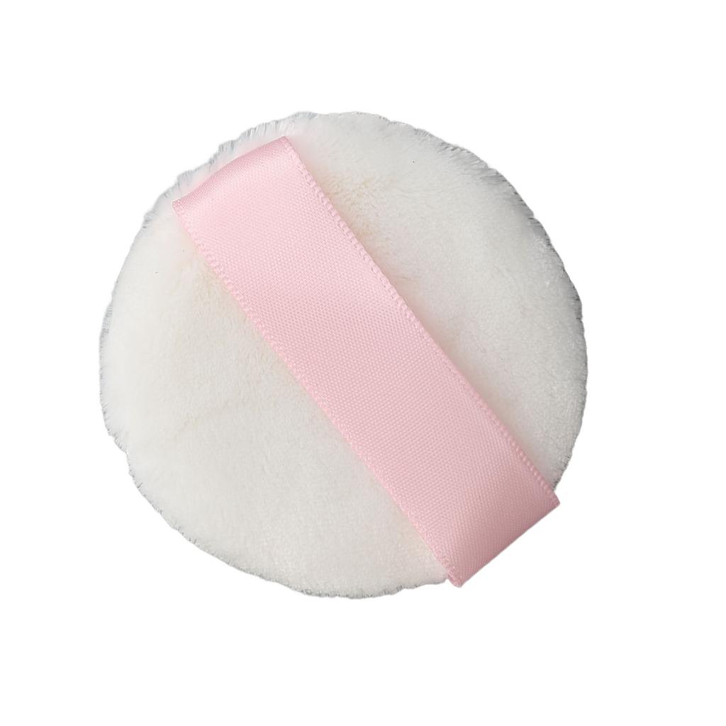 Body Powder Puff 2.4in Diameter Soft Raised Pile Breathable Washable Makeup Powder Puff for Cosmetic Family Travel