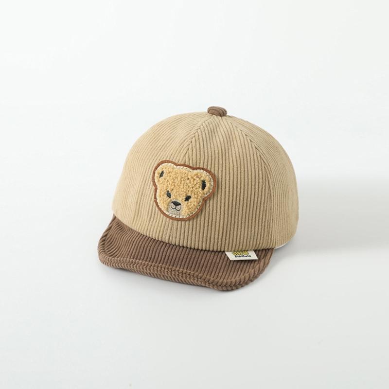 Kreslená kšiltovka Baseballová čepice Dětská kšiltovka Vyšívaná čepice s medvídkem Duck Tongue Cap Zimní dětská čepice Dětská sluneční čepice