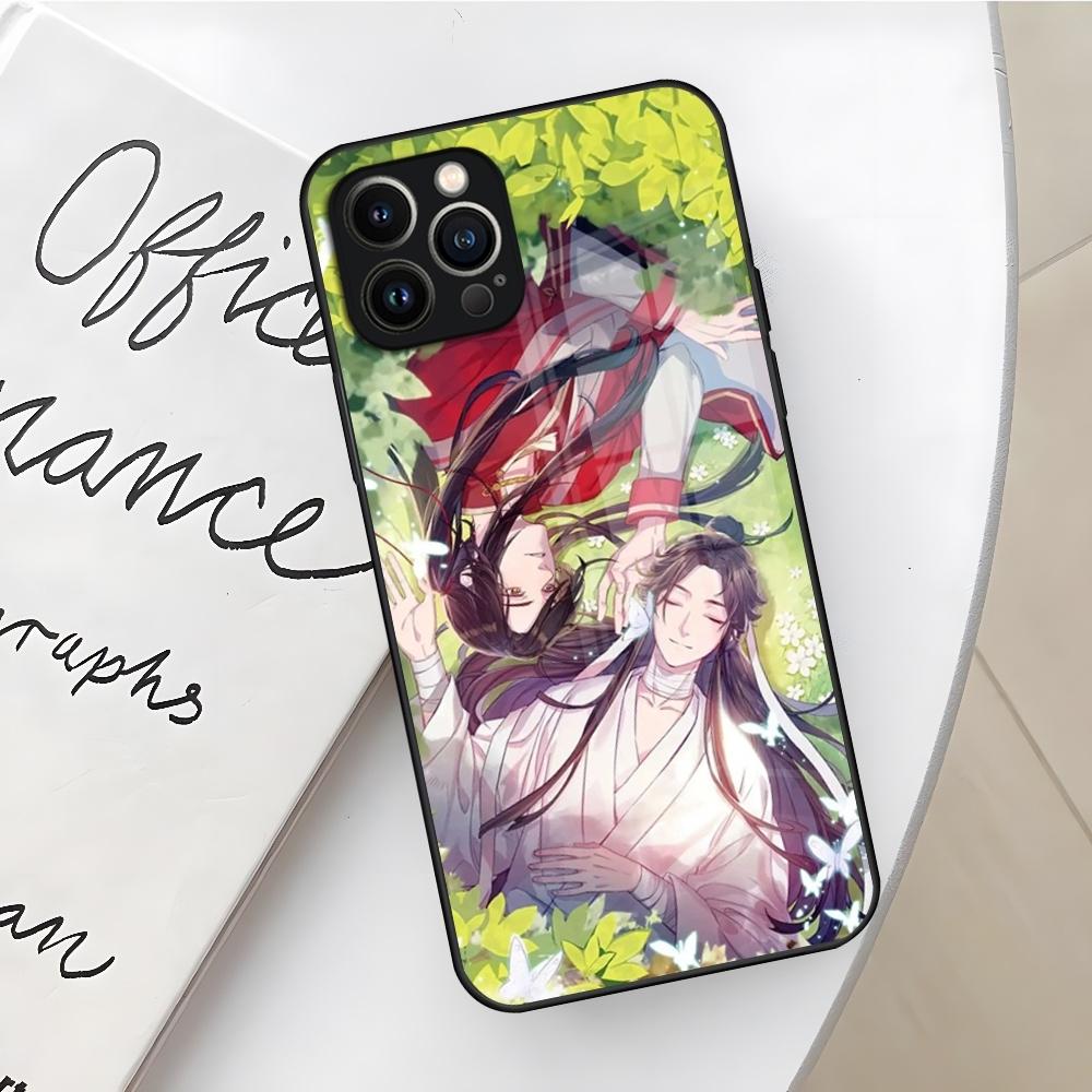 Heaven Official S Blessing Phone Case for Iphone 17 16 Air 15 14 12 11 13 Pro Max Mini X Xr Xs Se Puls Glass Cover