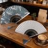 Vintage Summer Hand Fan Fabric Fan Dance Fan High-end Chinese Style Folding Fan  Home