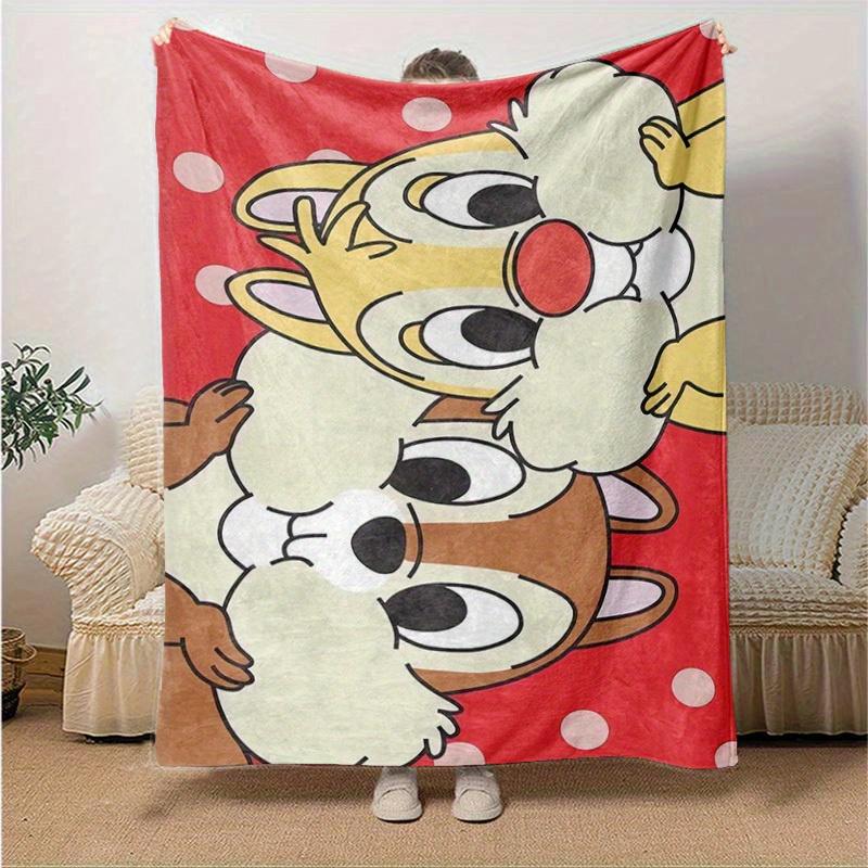 1pc, "Home Decorative Flannel Blanket Perfect for Couch, Bedroom, Living Room, Travel, Camping, Car, Beach, Office Nap Gift Idea