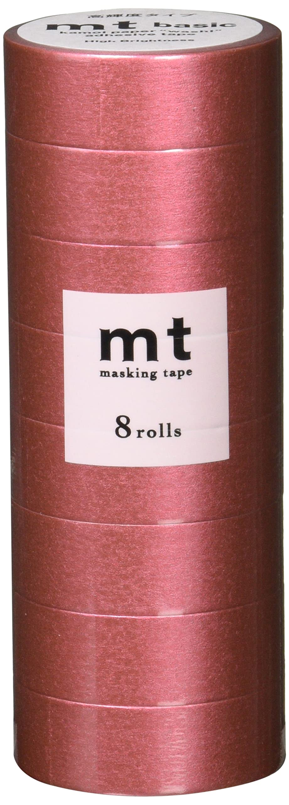 

Kamoi Kakoshi mt Masking 8 15mm Wide x 7m 536mm High Brightness MT08P536 Tape, Pack, Long, Red,