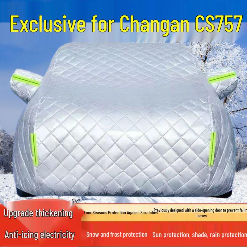 

Changan CS75 7-Seater SUV Cover - Sun, Rain, Snow, Frost, Hail Protection; Thickened Sunshade and Heat Insulation. Thickened Hail Protection, All Seasons