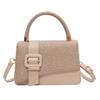 New Design Women’s Shoulder Bag with Belt Buckle Detail Minimalist Fashion Crossbody Handbag