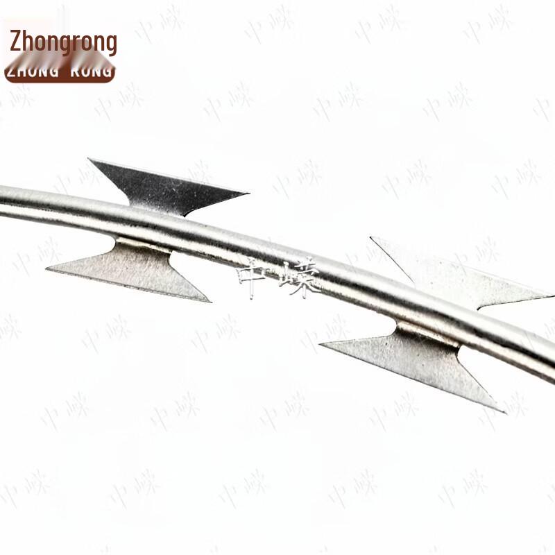 Hot-Dip Galvanized Double Spiral Razor Wire Coil