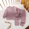 Baby Pure Cotton Class A Warm Underwear Set - Boys and Girls Split Pajamas for Autumn, Winter, and Spring