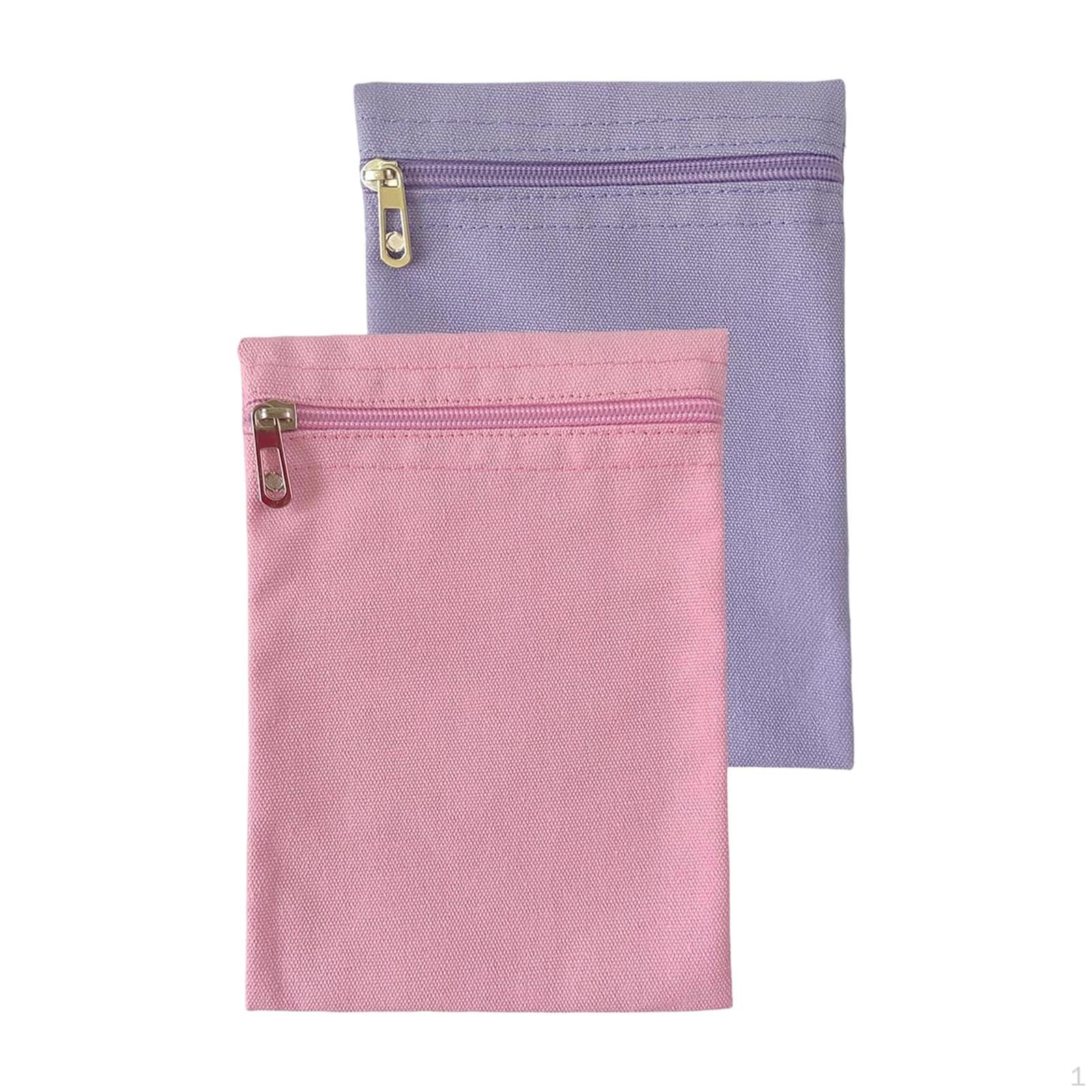 

2Pcs Sew in Pocket with Zipper Coat Inside Pockets Practical Phone Pouch Clothes Inner for