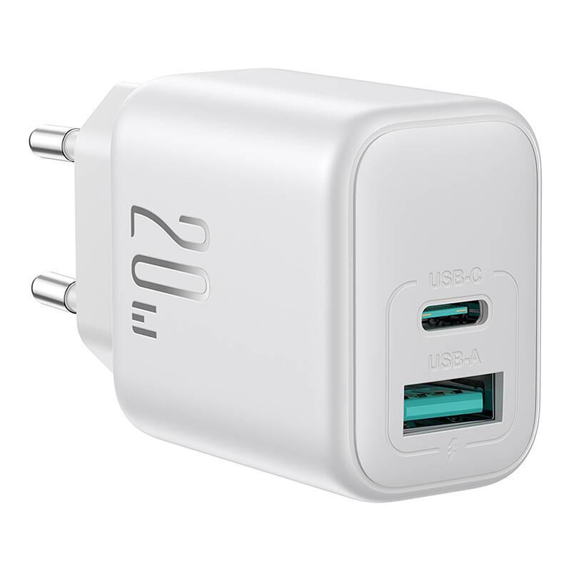 Ładowarka Sieciowa Joyroom Jr-Tcf21 Dual-Port (A+C) (Biały)