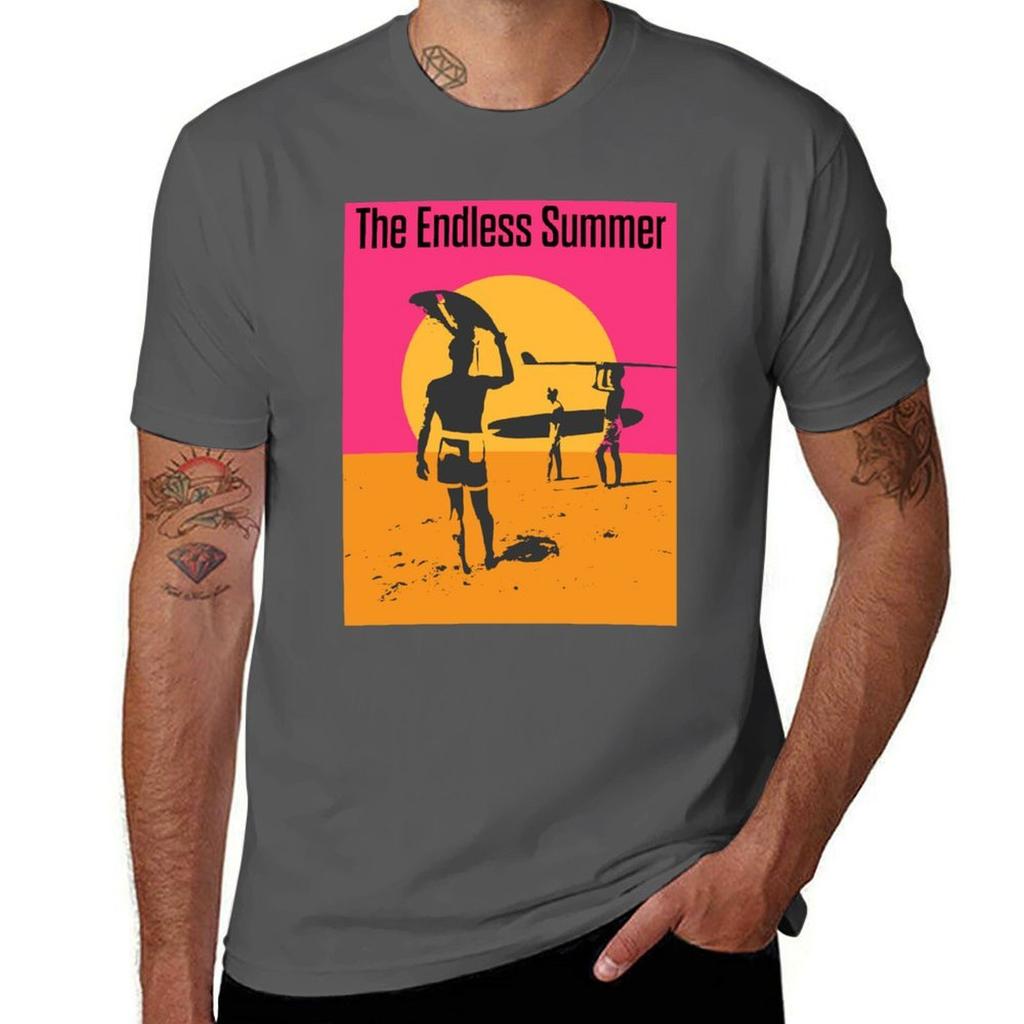 Das Endless Summer T-Shirt Lässiges Streetwear Kurzarm-T-Shirt