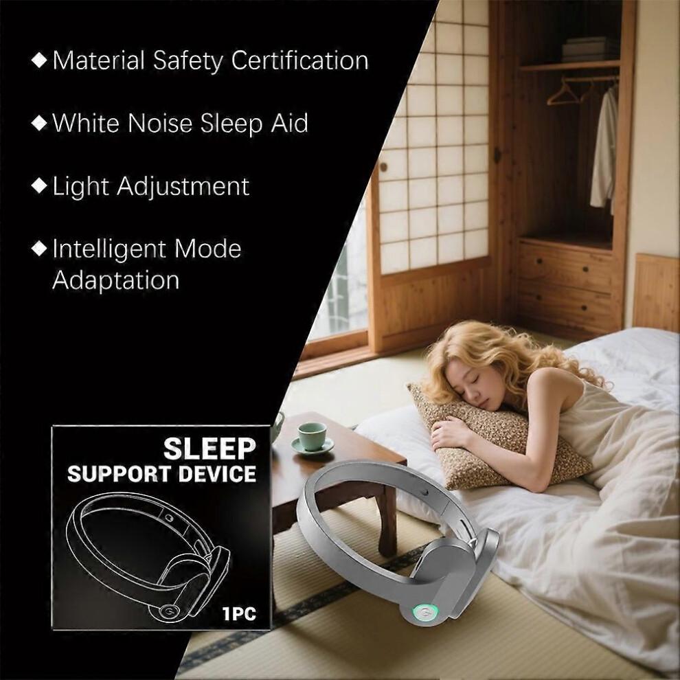Stimolatore del Nervo Vago per un Sonno Migliore e Sollievo dallo Stress, Dispositivo per Aiutare il Sonno per Adulti, Dispositivo Indossabile di Supporto al Sonno per il Benessere a Lungo Termine