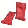 2 Pcs Woodworking Precision Hole Scribe Metal T-Ruler Pocket Ruler Measuring Tool Woodworking Scribe T65mm/T2.5in