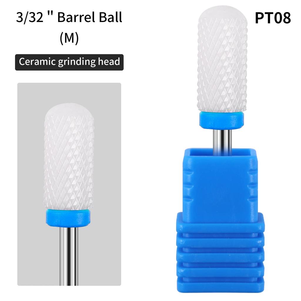 25 Types Ceramic Milling Cutter Nail Drill Bit Electric Manicure Pedicure Mill Bits Machine Files Nail Art Tools Equipment