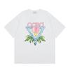 Casablanca American-style Loose Short-sleeved Shirt White C41