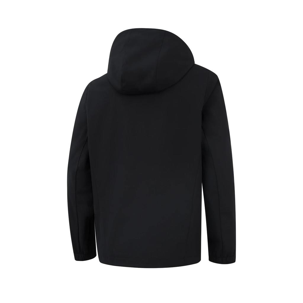 Li Ning Group Purchase Series Solid Color Simple Hooded Versatile Sports Windbreaker Men Outerwear AFDV901-4