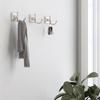 Satin Nickel Triple Pronged Hook Elegant Design Instant Storage Solution Home Easy Installation Hardware Included