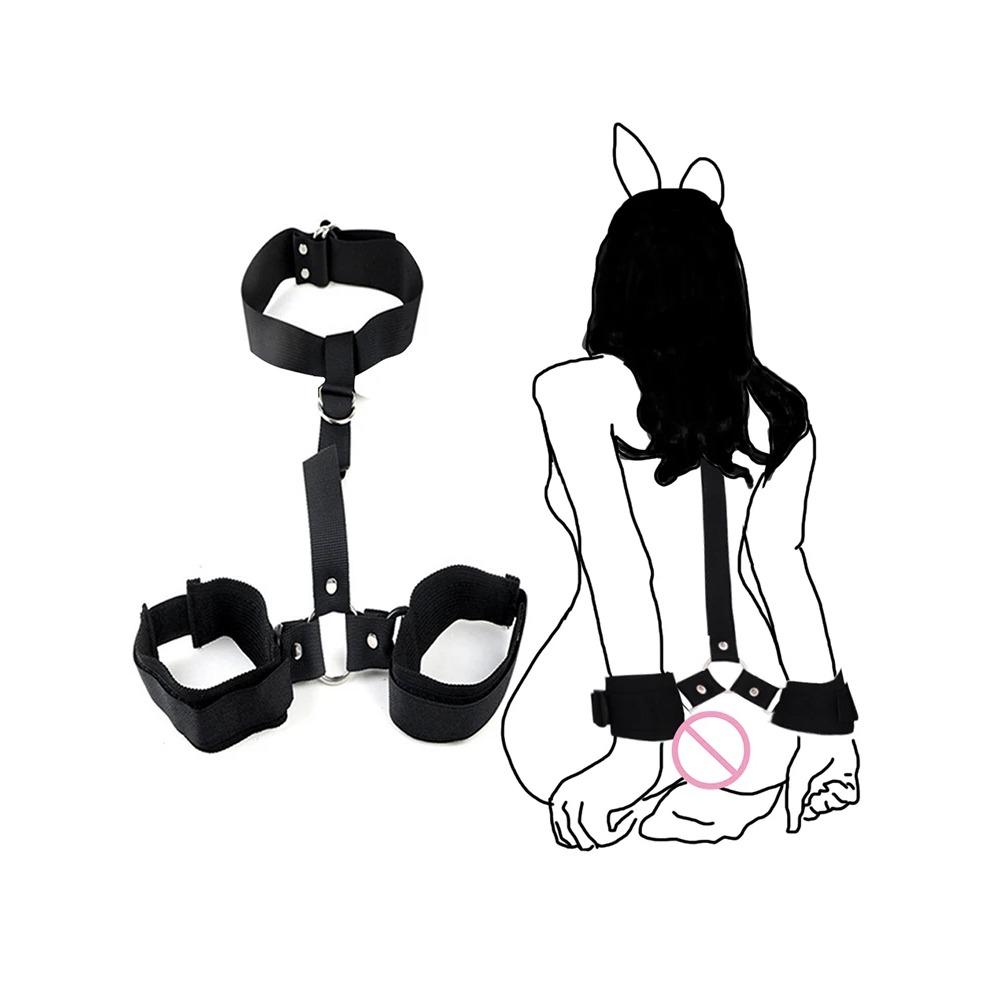 Bondage Kit  Restraints Fetish Erotic Sex Toys For Couples Women Bandage Slave Collars Obedience Handcuffs Master Adult Game