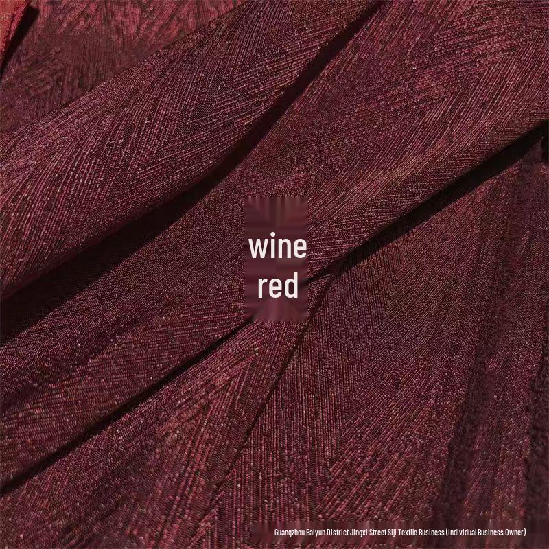 2025 Trending Antique Style Herringbone Twill Jacquard Fabric for Hanfu Cheongsam and Mamian Skirt Dress