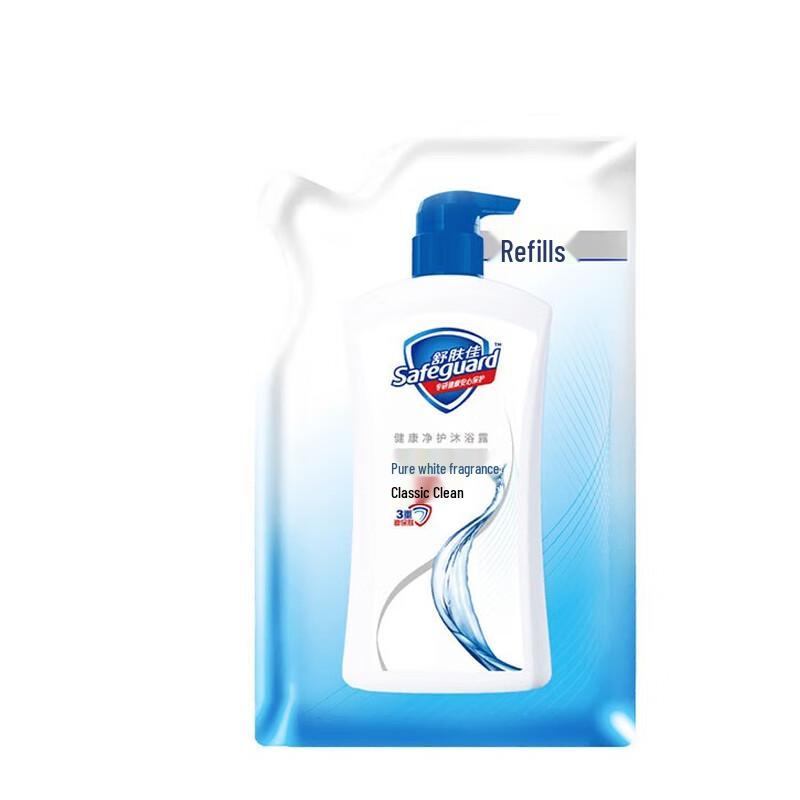 Safeguard Pure White Fragrance Shower Gel Refill