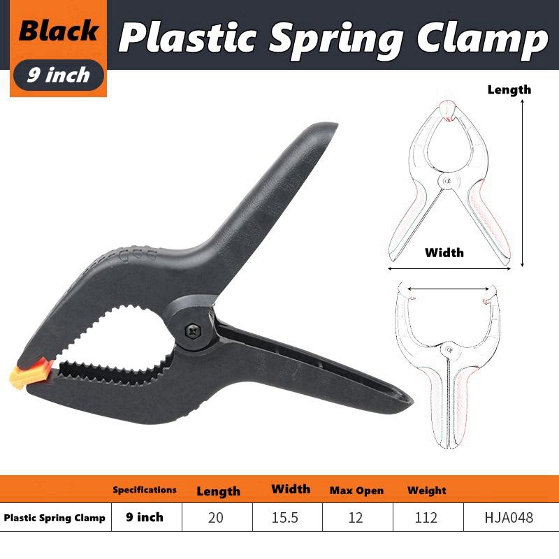 Nylon Spring Clamp Set Plastics Clips for Backdrop, Wood Working, Photography, Craft, Art DIY