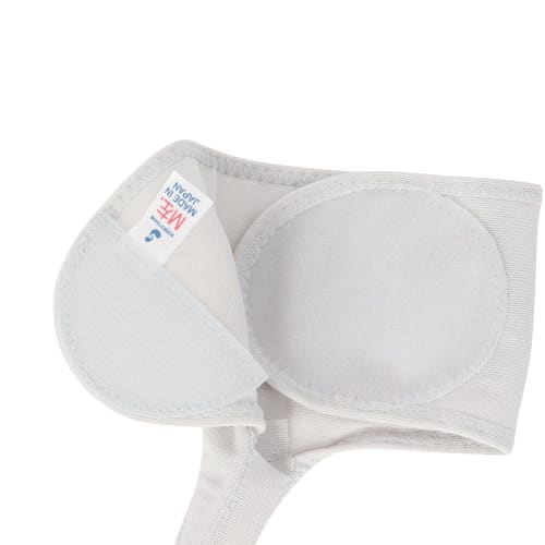 Sorbo Bunion Support (Fixed Thin Mesh Type), Size L (25.5-27.0cm), Left Foot, Silver Gray