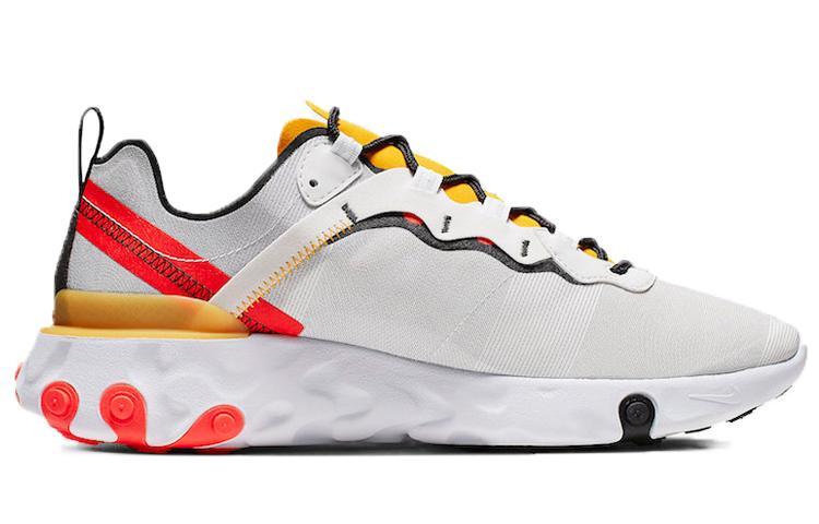 Nike React Element 55 White Black Crimson Gold BQ6166-102