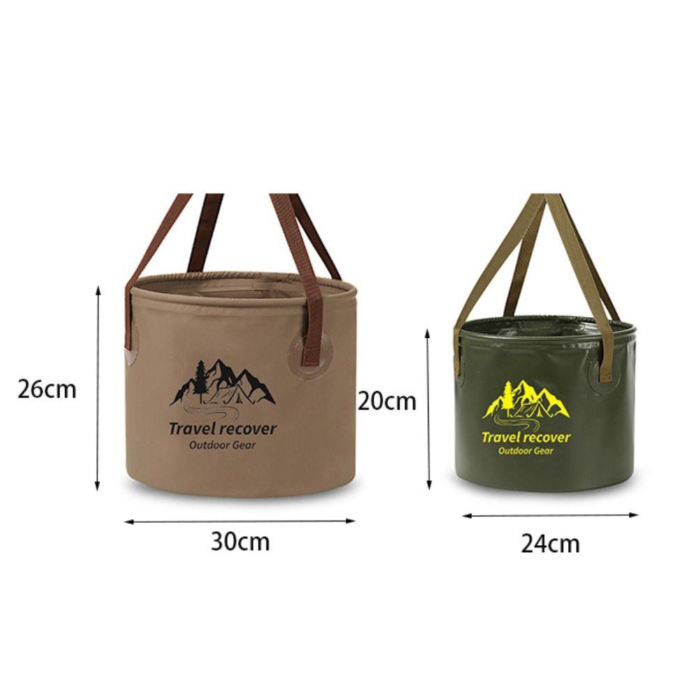 Portable Outdoor Fishing Bucket Foldable Foot Bath Bucket Gifts Water Buckets