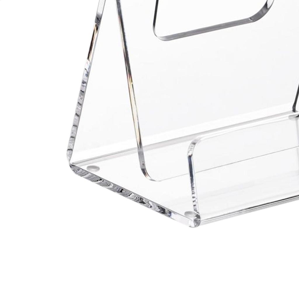 Acrylic Stands For Display Literature Rack Desk Organizer Acrylic Literature Display Stand For Magazines Booklets Pamphlet Menus