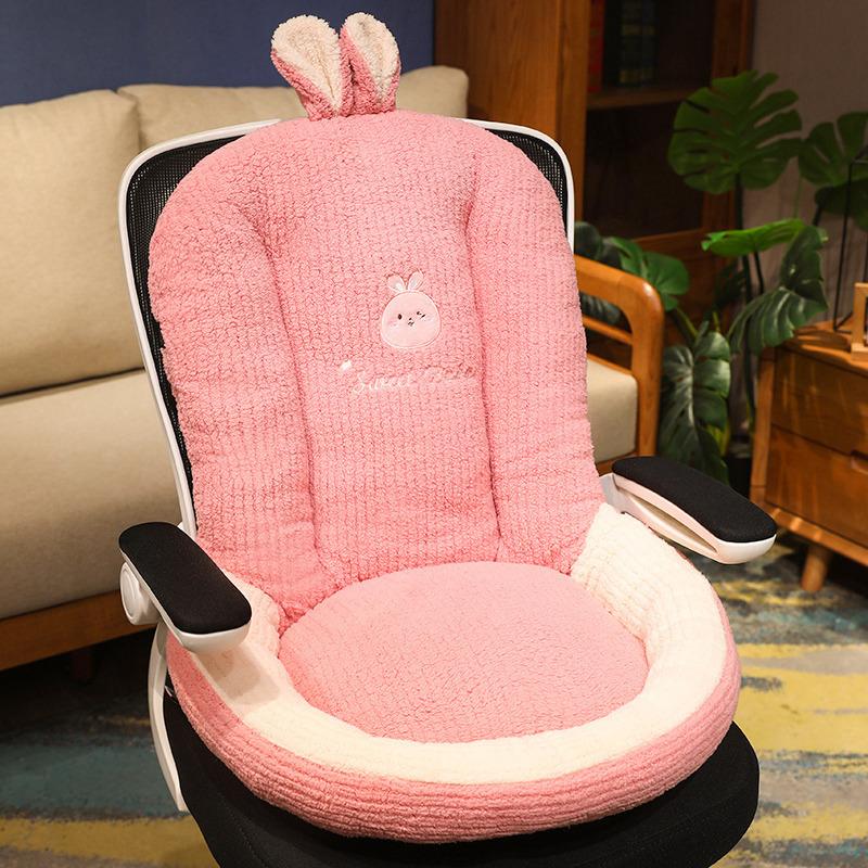 Cartoon Dinosaur Rabbit Cushion Office Waist Cushion Home Cushion Girls Bedroom Tatami Futon Cushion