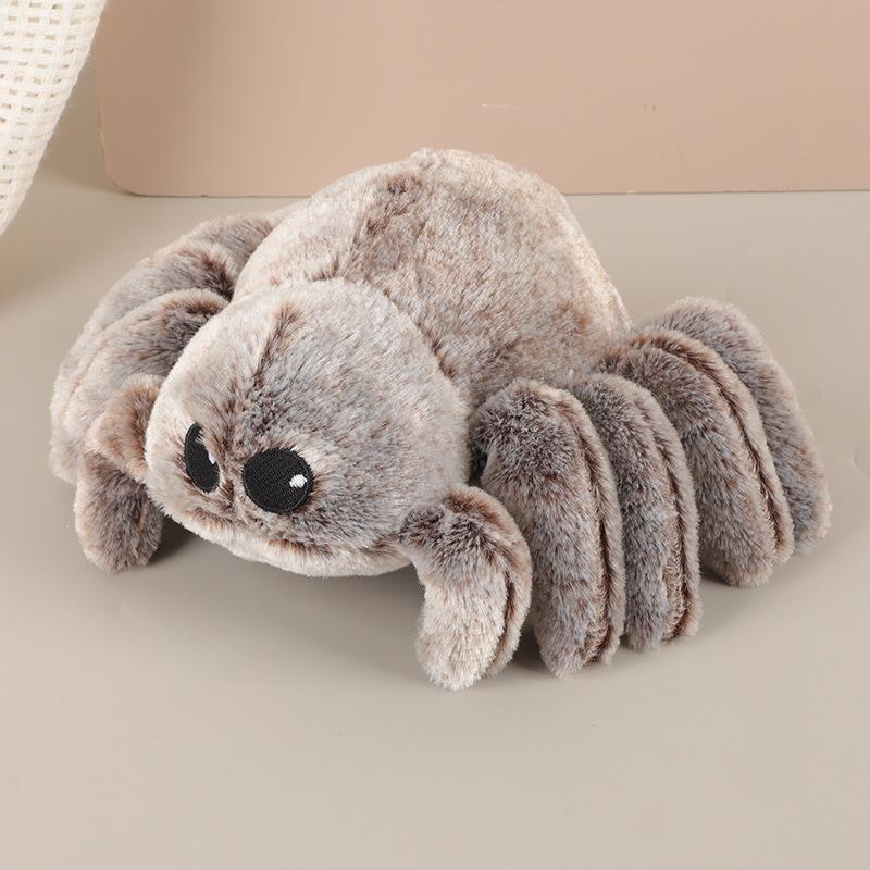 Cartoon Realistic Plush Spider Toy Stuffed Doll Gift for Christmas