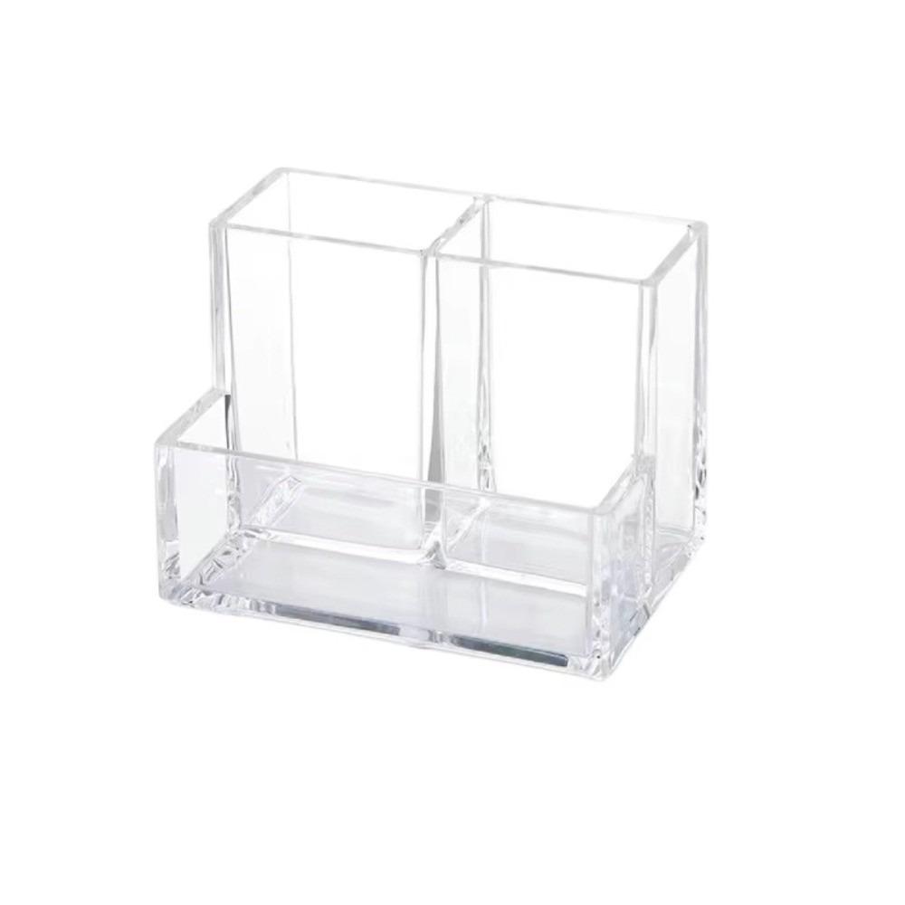 Transparent Pen Holder Acrylic Storage Box Cosmetic Organizer Makeup Organizer Jewelry Storage