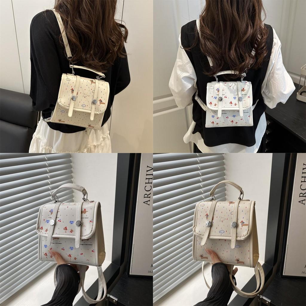 Pu Mini Backpack For Women With Flap Closure And Inner Pocket For Daily Use