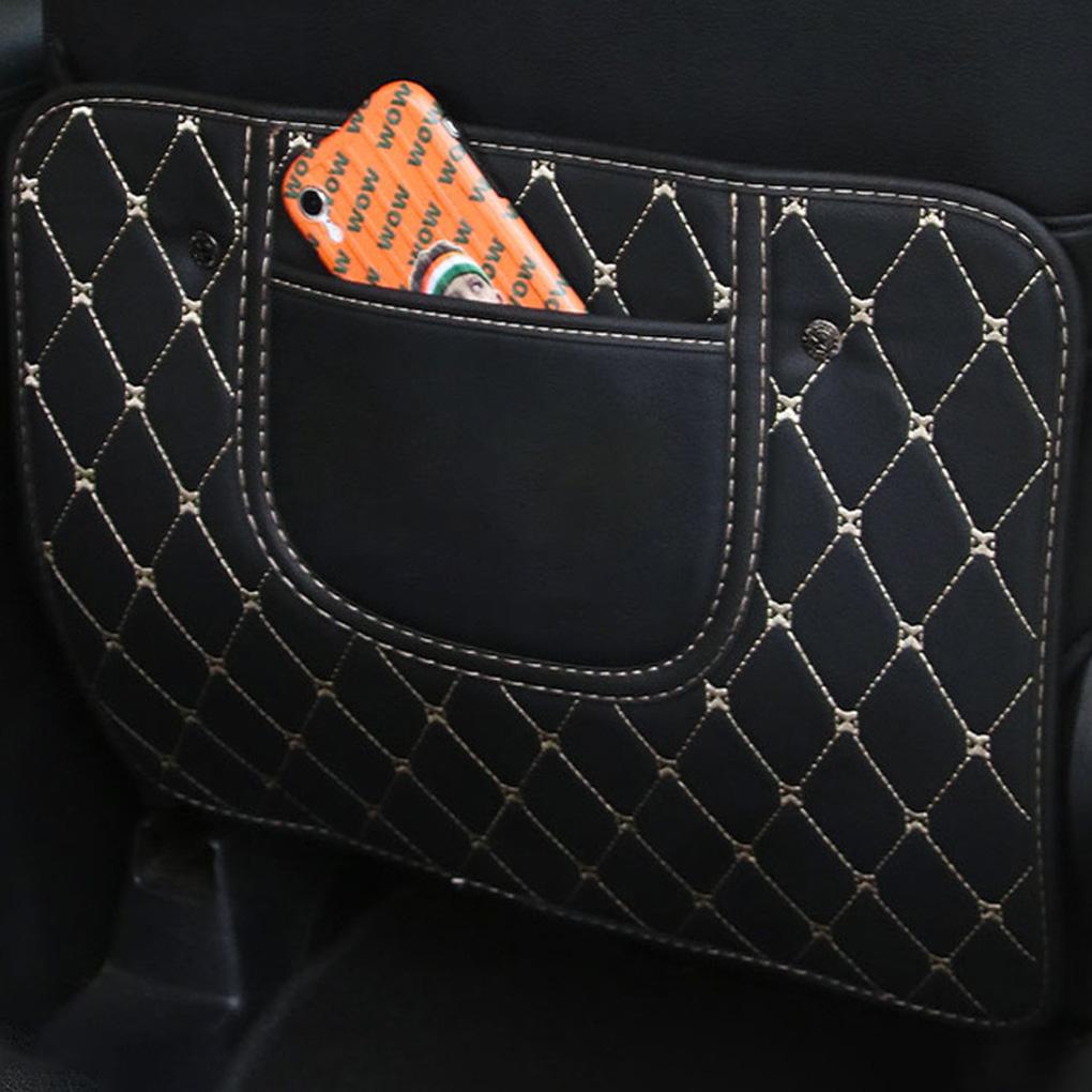 Leder Auto Anti-Trittmatten Sitzlehnen-Schutz Organizer Innenraumzubehör