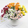 Artificial Sunset Mums Flowers Realistic Outdoor/Indoor Floral Arrangements Waterproof Windproof Fake Flowers Home Party Decor