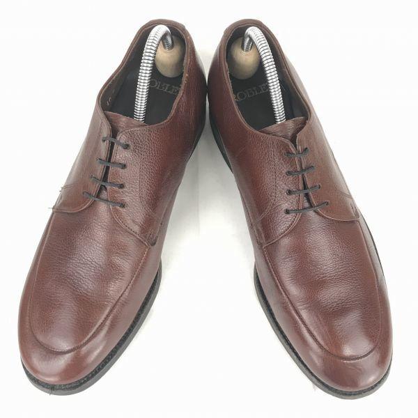 Vintage/ROBLEE/Goodyear Pebbled Leather U-Tip Skor/27.5/Brun/Klänning/Business(BEGAGNAD)