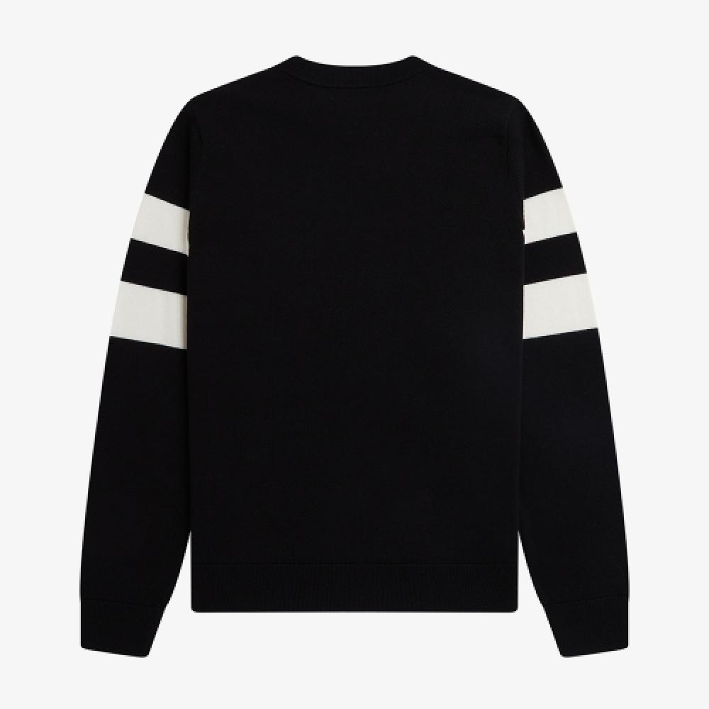 Fred Perry [sharp] Tipped Sleeve Knit  102  Afpm2335533 102