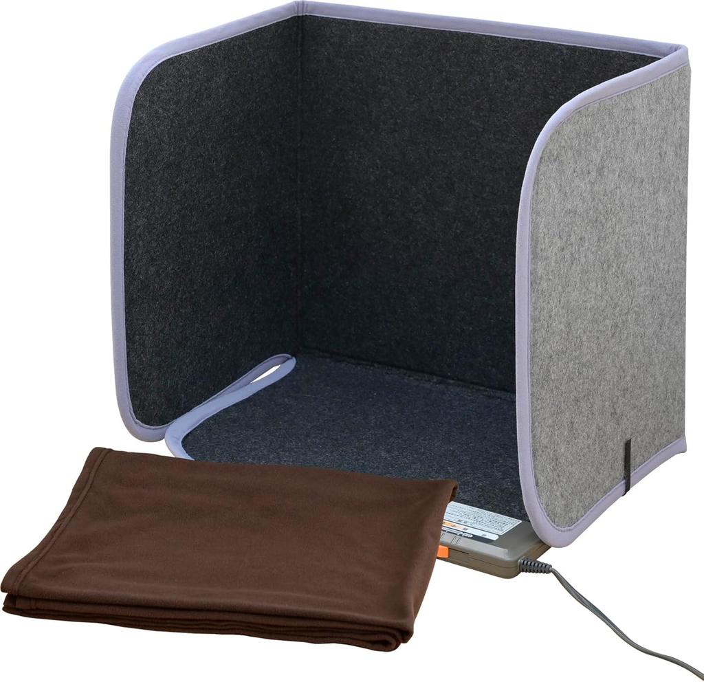 Yamazen Panel Desk Heater with Knee Foot Stepless Temperature Foot Warmer for Cold Relief YPPS-1551 Heater, Cover, Heater, Under-Desk Heater,