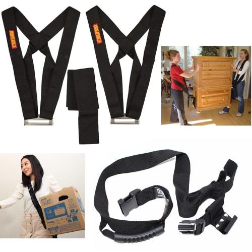 Carry Camel ShoulderDolly Vest-Style Carrying Belt for Moving, Carrying Heavy Loads, Carrying Belt for Hand Trucks, Wide Carrying Straps (2-Piece Carr