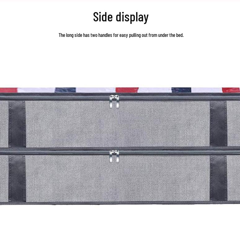 Netkaná textilie Úložná taška na přikrývky pod postel Prachotěsný a vlhkotěsný Organizér do šatníku