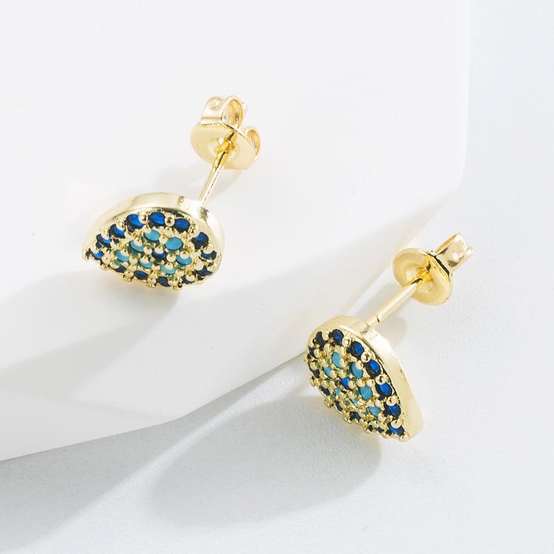 Women's Hoop Earring Bohemian O Shaped Creative Rice Beads Exaggerated Accessories Earrings