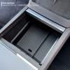 TEKSY For Tesla New Model 3 HIGHLAND 2025 2026 Center Console Storage Armrest Storage Box Upper&Lower Flocking Accessories New